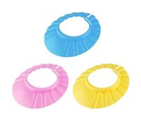 VICASKY 3 Pack Baby Shampoo Caps, Adjustable Baby Shower Caps Hair Washing