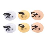 VICASKY 3 Pairs Mini Cymbal Bells for Handheld Finger Cymbals Percussion Instruments Lightweight Brass Castanets for Belly Dancing Parties and Music Classes