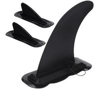 VICASKY 3 Pcs Detachable Kayak Tracking Fins, Pvc Centre Fin Set for Surfboard and Rowboat, Space-saving Storage, for Turning on Flat Water and Surfing Sports