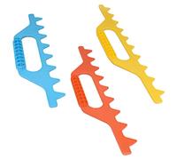 VICASKY 3 Pcs Plastic Beehive Frames Measuring Rake Durable Honeycomb Measuring Tool for Beekeeping Lightweight and Easy to Use Suitable for All Beekeepers Random Color