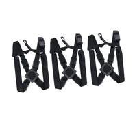 VICASKY 3 Pcs Sax Harness Comfortable Shoulder Belt for Saxophone Players Quick-release Clip Design