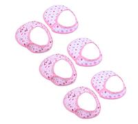 VICASKY 3 set Doll Bibs for Dolls Reusable Saliva Towels Accessories for Role Play Parenting Practice Gift