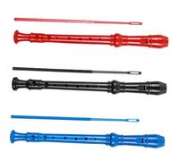 VICASKY 3 Sets Abs Clarinet for Practice Wind Instrument with Storage Bag German Style Soprano Recorder Replacement Clear Sound for Beginner Music Learners