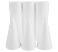 VICASKY 3 Sets Castle Pillar Foam Cake Model Lightweight and Sturdy Support Decorative Fake Cake Dummy for Weddings and Party Supplies