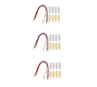 VICASKY 3 Sets Educational Fruit Battery Science Experiment Kit for Students DIY Physics Learning Tool with Easy Assembly for Hands Science Electricity Circuits