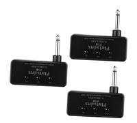 VICASKY 3 Sets Miniature Bass Guitar Headphone Amp Portable Pocket Guitar Amplifier for Practice