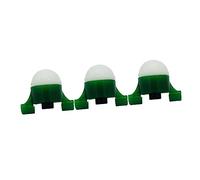 VICASKY 3 Sets Portable Fishing Rod Alarm Lights of Green LED Outdoor Fishing Signal Lamps Easy to Use and Practical for Anglers