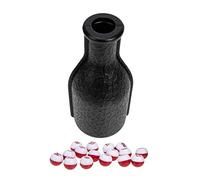 VICASKY 3 Sets Portable Professional Snooker Bottle with Billiard Dice Durable and Lightweight Billiards Accessory for Tournament Play and Rules