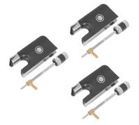 VICASKY 3 Sets Professional Metal Bow Frog Replacement for Violin Cello Bow Frog Essential Violin Part and Maintenance