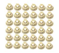 VICASKY 300PCS Christmas Ornament Caps Replacement for Ceramic Porcelain Glass Bauble Tops Hanger Cups for DIY Holiday Tree Decorations Easy Install Festive Decor Accessories