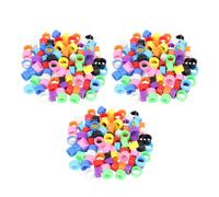 VICASKY 300pcs Mm Plastic Pigeon Leg Bands with Secure Locking Mechanism for Lovebird and Chicken, Clip-on Bird Foot Rings for Identification and Management of Large Flocks, Random Color