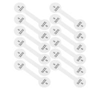 VICASKY 300pcs Self Adhesive White Ring Size Stickers for Identification and Writable Paper Labels, Small Tags for Ring Size, for Indoor Retail Boutique Stores, 1.97x0.59 Inch