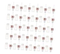 VICASKY 30pcs Aromatherapy Essential Oil Bottle Glass Dropper Bottles Leakproof Dispenser for Scientific Experiments