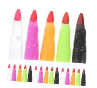 VICASKY 30pcs Colorful Witch Fingers Realistic Fake Fingernails for Halloween Costume Cosplay Includes White Dark Purple Deep Green and Light Green