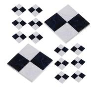 VICASKY 30pcs Dollhouse Floor Self Adhesive Vinyl Tiles with Realistic Wood Grain Texture for Miniature Homes Easy Peel and Stick Flooring Decoration Accessories