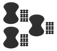VICASKY 30pcs Guitar Pick Accessories Slip Stickers Silicone Self-adhesive Grips for Electric Acoustic Guitars