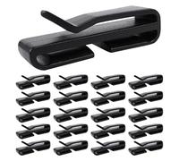 VICASKY 30pcs Outdoor Belt Clip Strap Belt Clip Plastic Slip for Backpack Webbing Strap Buckle Lock Ending