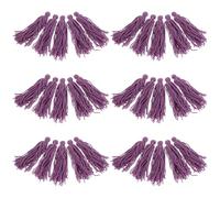 VICASKY 30pcs Purple Fish Breeding Mops Floating Aquarium Spawning Mop Fish Egg Collector and Fry Hideout for Tank Breeding and Hatching in Home Aquariums