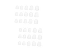 VICASKY 30pcs Silicone Finger Guards for Guitar Fingertip Protectors for Ukulele Protect Your Fingers Boys and Girls Adults