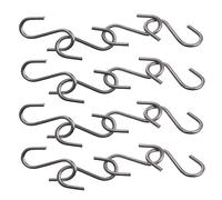 VICASKY 30Pcs Stainless Steel S Hooks for Hanging S Hanger Hooks for Kitchen Bathroom and Garage Organization Non Skid Design for Stability and Easy Use