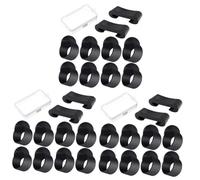VICASKY 30pcs Steel Tongue Drum Mallet Brackets Finger Picks for Instrument Storage Box for Drummer Accessories