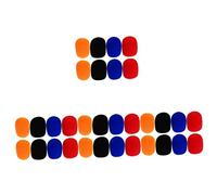 VICASKY 32pcs Handheld Mic Windscreen Shield Sponge Cover Easy Wash Dry for Sanitary Use Ktv Stage Conference