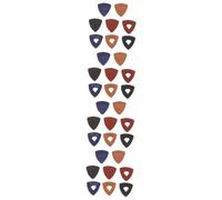 VICASKY 32pcs Leather Guitar Picks for Acoustic Guitar Cool Picks Ukulele Bass and Thumb Accessories for Beginners