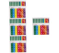 VICASKY 32pcs Pan Flute Note Stickers for Beginners Music Instrument Supplies Decals Practical Finger Guide for
