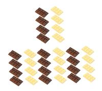 VICASKY 32pcs Realistic Fake Chocolate Bulk Simulated Sweets for Thank You Giant Chocolate Desktop Model