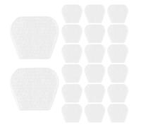 VICASKY 32pcs Silicone Grips for Guitar Picks Adhesive Soft Comfortable to Hold Pads Bass Ukulele Players Instrument Care Self-adhesive Pick Grip Pads for Music Players