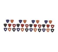 VICASKY 32pcs Thick Guitar Plectrums by Leather Picks for Electric and Acoustic Guitars Replacement Picks Smooth Surface Accessories