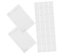 VICASKY 35pcs Golf Score Card Durable White Coated Paper Scoreboard for Tracking Handicaps Game Stats Lightweight Scorekeeper for Tournaments Practice and Casual Play