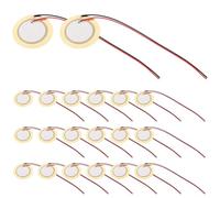 VICASKY 35pcs Piezoelectric Sound Generator Sensor Buzzer Transducer for DIY Electronic Projects Drum Trigger Sensor Passive Buzzer