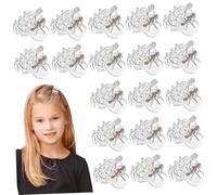 VICASKY 36 Pcs Mini Pearlescent Hair Claws for Women and Durable Plastic Octopus Jaw Clips Non Slip Hair Accessories and Everyday Use
