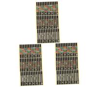 VICASKY 36pcs Guitar Fretboard Decals Fret Decal Labels Scale Sticker for Guitar Learning Fretboard Label Stickers for Practicing