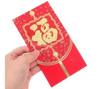 VICASKY 36pcs Traditional Chinese Red Envelopes Fu Character, Paper Money Pouches for New Year Celebration, Red Lucky Packets 6 Designs (6pcs Each), Festive Lunar Festival Set