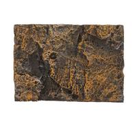 VICASKY 3d Rock Aquarium Background Board for Reptile Tank and Fish Aquarium, Decorative Turtle Habitat Backdrop Panel 45x28cm, Textured Stone Terrarium Decoration