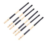 VICASKY 3pairs Bamboo Rod Drumsticks of Drum Mallets Ergonomic Design for Snare Drum for Percussion Instruments