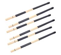 VICASKY 3pairs Ergonomic Drumstick Bamboo Rod Drumstick Accessory for Percussion Instruments Jazz Folk Venue