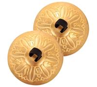 VICASKY 3pairs Finger Cymbals for Belly Dancing Performance Small Percussion Musical Instrument Dancing Props Cymbal