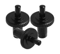 VICASKY 3pcs 4mm Electric Guitar Bridge Studs Screws Set Metal Guitar Bridge Saddle Intonation Screws Replacement for Tremolo System Accessories