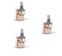 VICASKY 3pcs A500k Push Pull Potentiometer for Guitar Bass Audio Potentiometers Guitar Volume for Amps and Acoustic Modifications