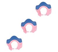 VICASKY 3pcs Adjustable Boys and Girls Bath Cap Safe Shampoo Hat Ear Protector Hair Washing Cap for Toddlers Pp Material Multi-function Bathing Shower Hat
