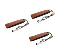 VICASKY 3pcs Adjustable Leather Sax Neck Strap Versatile Hanging Strap for Tenor Alto and Soprano Saxophones and Comfortable Design for Musicians