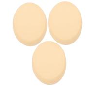 VICASKY 3pcs Air-effect Cushion Cream Applicator Oval Shape Dry Wet Multipurpose Facial Powder Makeup Tools for Foundation Application
