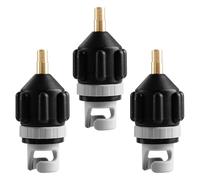 VICASKY 3Pcs Air Pump Valve Adapter for Paddle Board Sup Kayak Inflatable Surfboard Screw on Inflation Nozzle Connector for High-Pressure Pumps in Water Sports