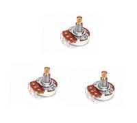 VICASKY 3pcs Audio Potentiometer Knobs Guitar Volume Pot Bk Mini Knurled Shafts Sturdy Design
