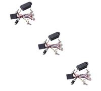 VICASKY 3pcs Band Equalizer Guitar Bass Tone Control Wiring Harness Eq Preamp Circuit Pickup Set for Active Bass Pickup