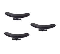 VICASKY 3pcs Banjo Accessories Black Zinc Alloy Armrest Single Leg Banjo Part Vintage Protector