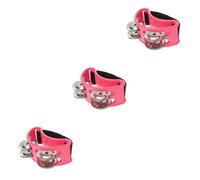 VICASKY 3pcs Boys and Girls Tambourine Foot Bell Percussion Instrument for Music Education Safe Materials Multi-functional Toy for Boy Girl Engaging Rhythm Activity for Toddlers and